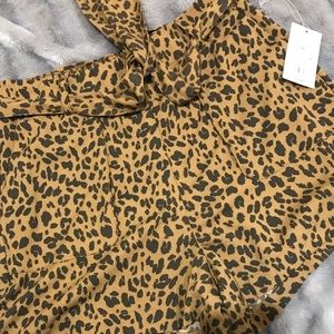 Animal print shorts NWT